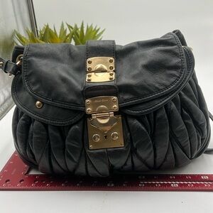 miu miu matelassé shoulder bag